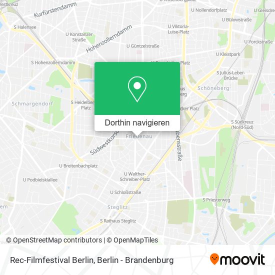Rec-Filmfestival Berlin Karte