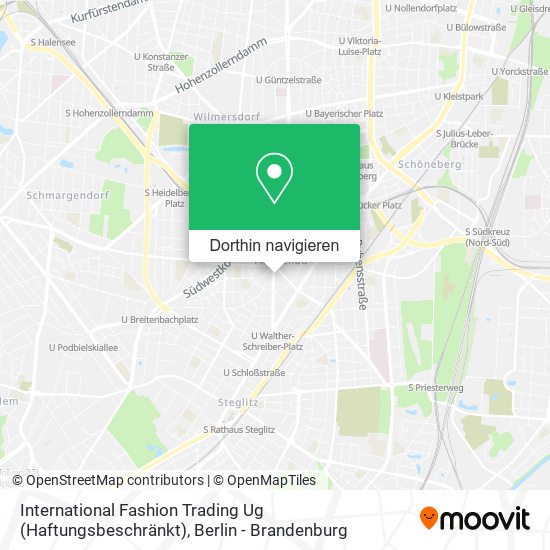 International Fashion Trading Ug (Haftungsbeschränkt) Karte
