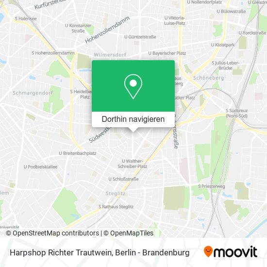 Harpshop Richter Trautwein Karte