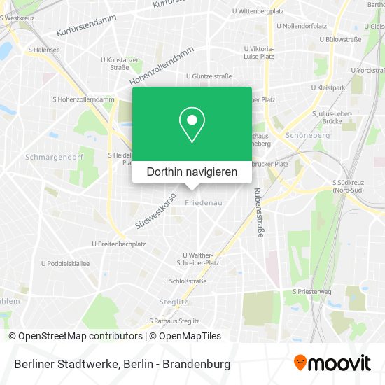 Berliner Stadtwerke Karte