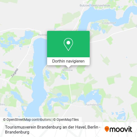Tourismusverein Brandenburg an der Havel Karte