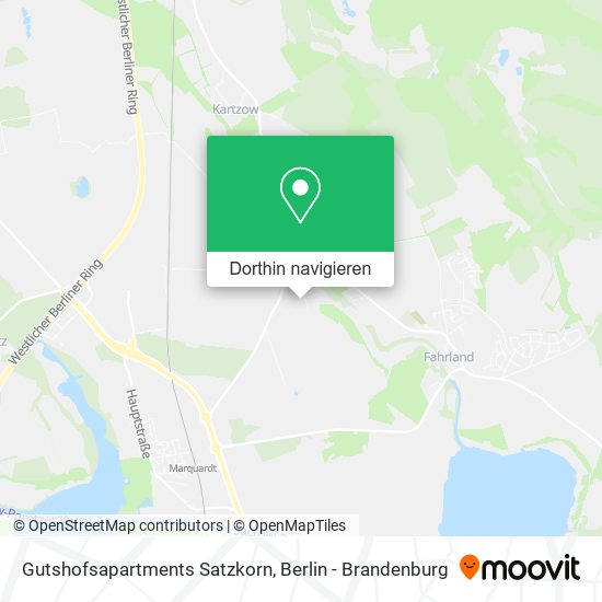 Gutshofsapartments Satzkorn Karte
