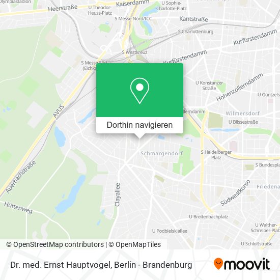 Dr. med. Ernst Hauptvogel Karte