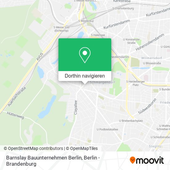 Barnslay Bauunternehmen Berlin Karte