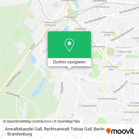 Anwaltskanzlei Gall, Rechtsanwalt Tobias Gall Karte