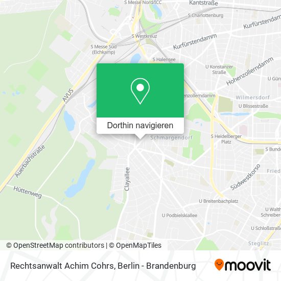 Rechtsanwalt Achim Cohrs Karte