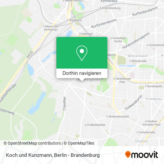 Koch und Kunzmann Karte