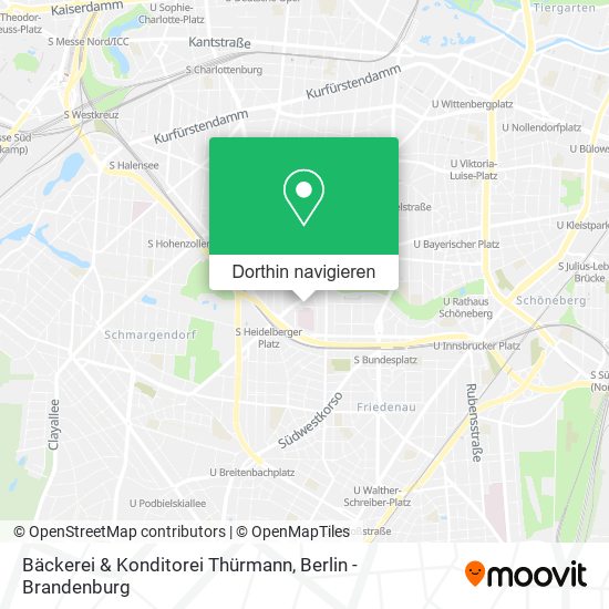 Bäckerei & Konditorei Thürmann Karte