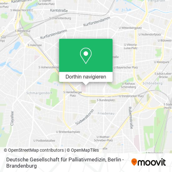 Deutsche Gesellschaft für Palliativmedizin Karte