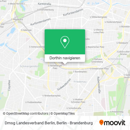 Dmsg Landesverband Berlin Karte