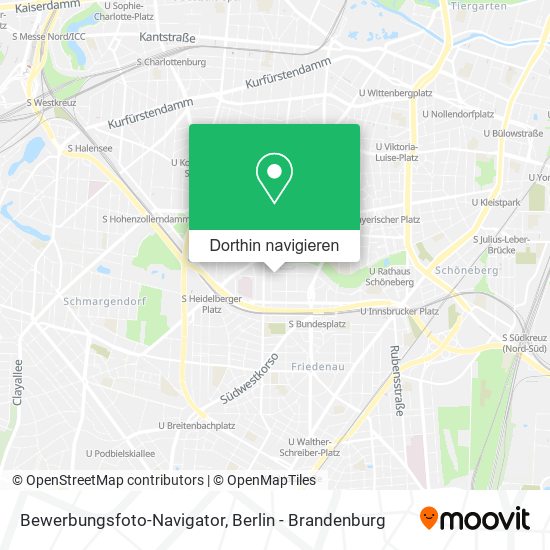 Bewerbungsfoto-Navigator Karte