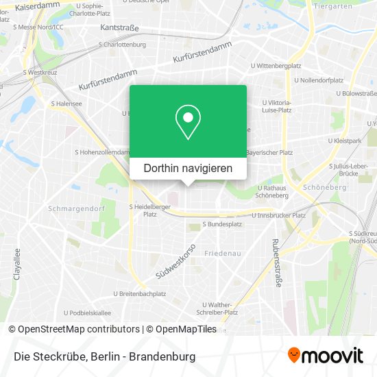 Die Steckrübe Karte