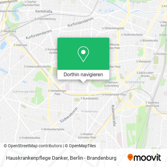 Hauskrankenpflege Danker Karte