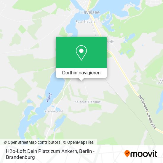 H2o-Loft Dein Platz zum Ankern Karte