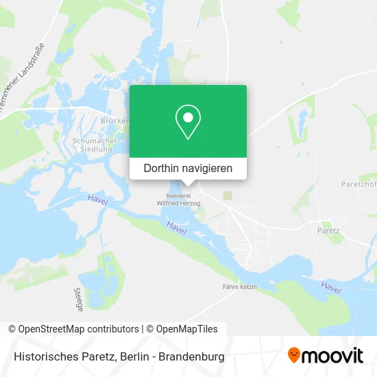 Historisches Paretz Karte