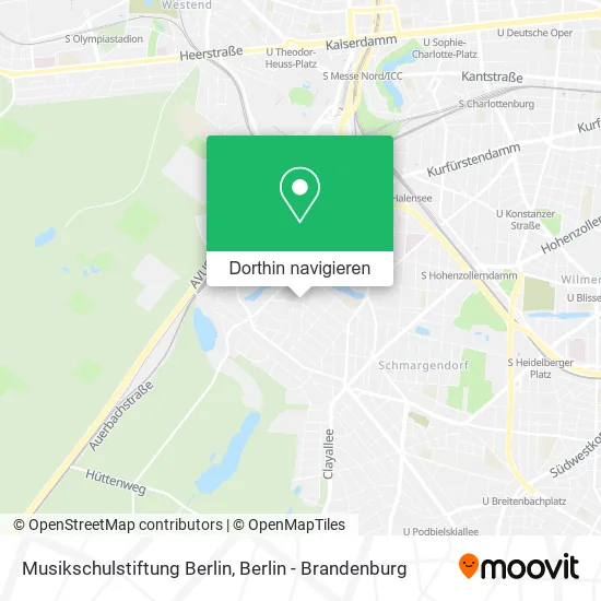 Musikschulstiftung Berlin Karte