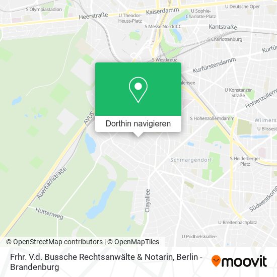 Frhr. V.d. Bussche Rechtsanwälte & Notarin Karte