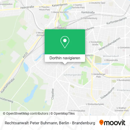 Rechtsanwalt Peter Buhmann Karte