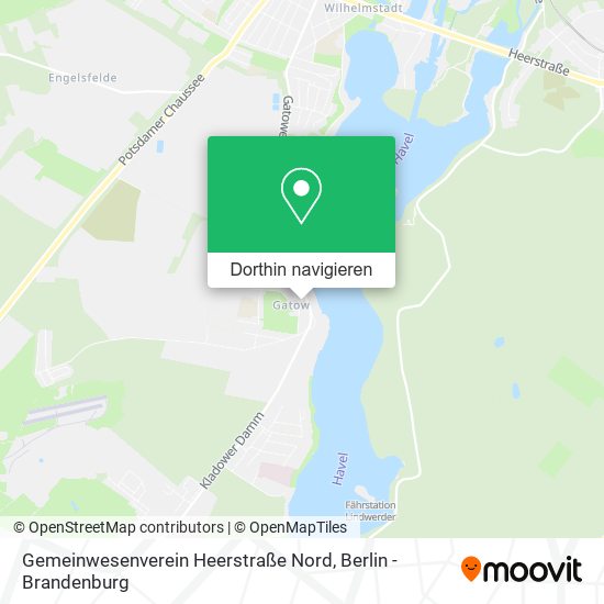 Gemeinwesenverein Heerstraße Nord Karte