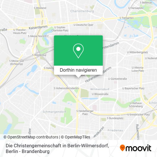 Die Christengemeinschaft in Berlin-Wilmersdorf Karte