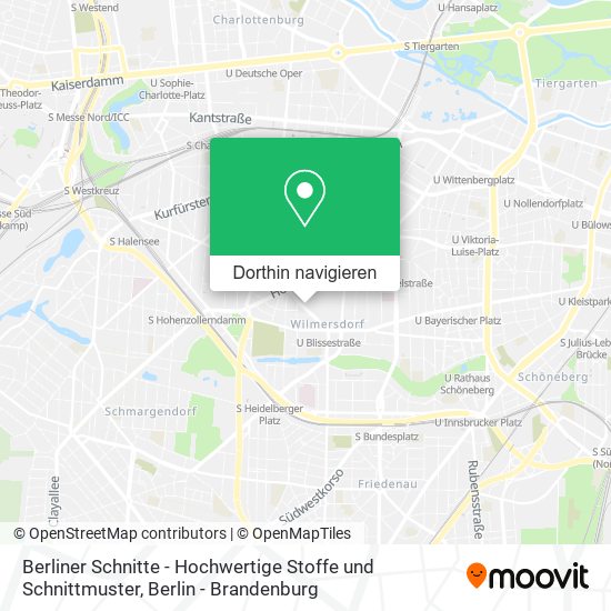 Berliner Schnitte - Hochwertige Stoffe und Schnittmuster Karte