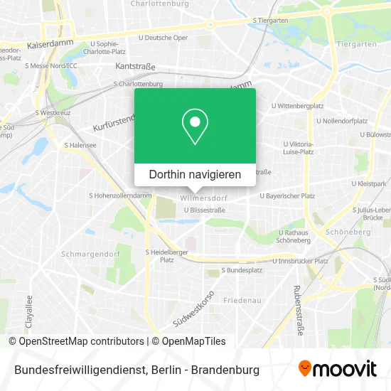 Bundesfreiwilligendienst Karte