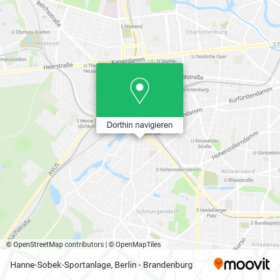 Hanne-Sobek-Sportanlage Karte