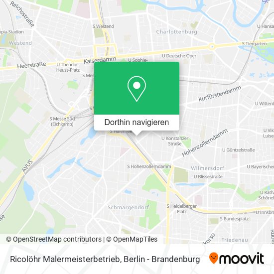 Ricolöhr Malermeisterbetrieb Karte