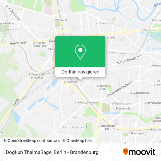 Dogkun Thaimaßage Karte