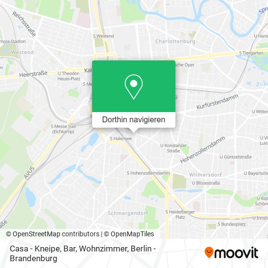 Casa - Kneipe, Bar, Wohnzimmer Karte
