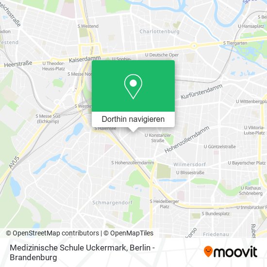 Medizinische Schule Uckermark Karte