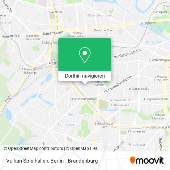 Vulkan Spielhallen Karte
