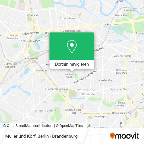 Müller und Korf Karte