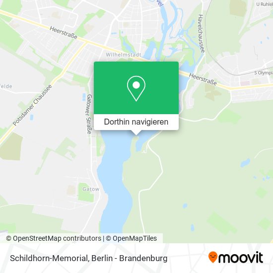 Schildhorn-Memorial Karte