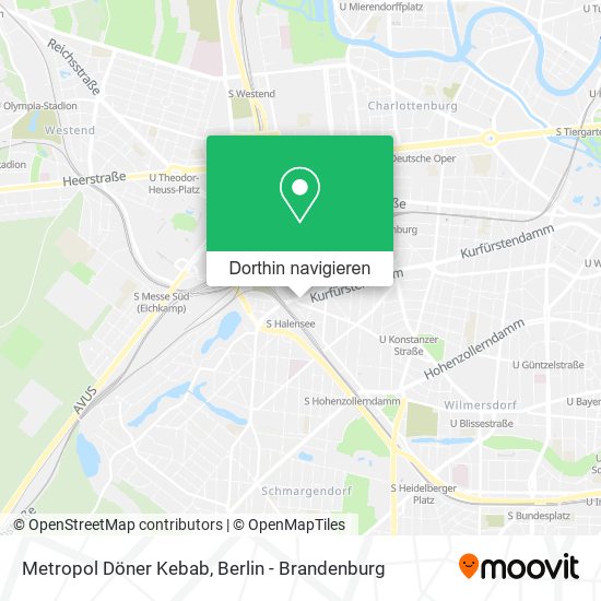 Metropol Döner Kebab Karte
