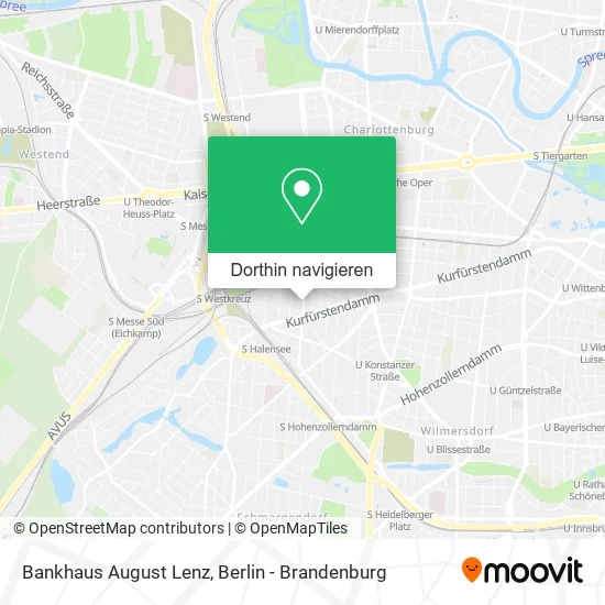 Bankhaus August Lenz Karte