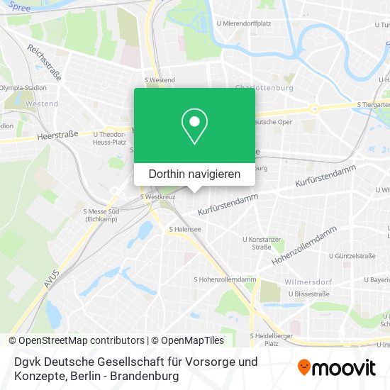 Dgvk Deutsche Gesellschaft für Vorsorge und Konzepte Karte
