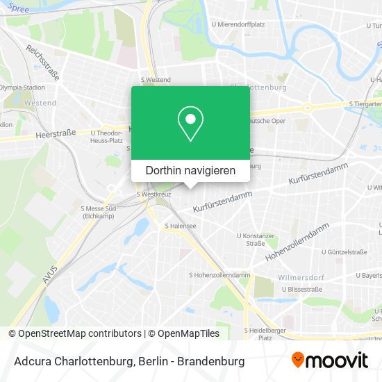 Adcura Charlottenburg Karte
