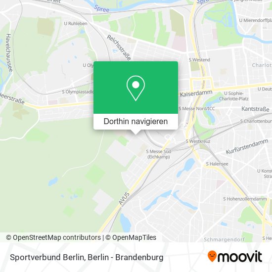 Sportverbund Berlin Karte