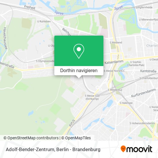 Adolf-Bender-Zentrum Karte