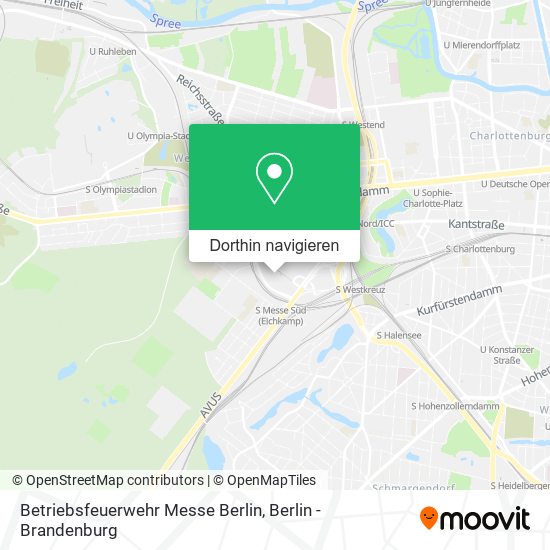 Betriebsfeuerwehr Messe Berlin Karte