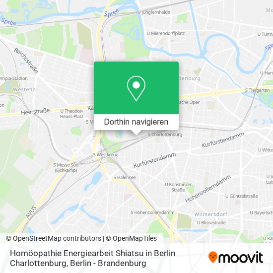 Homöopathie Energiearbeit Shiatsu in Berlin Charlottenburg Karte