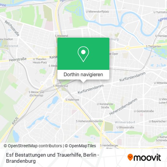 Esf Bestattungen und Trauerhilfe Karte