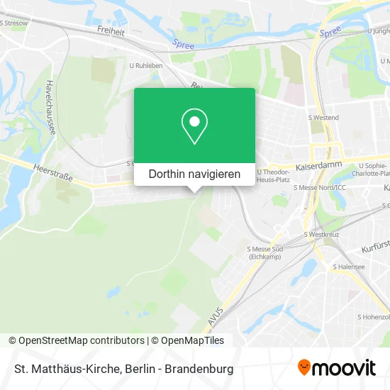 St. Matthäus-Kirche Karte