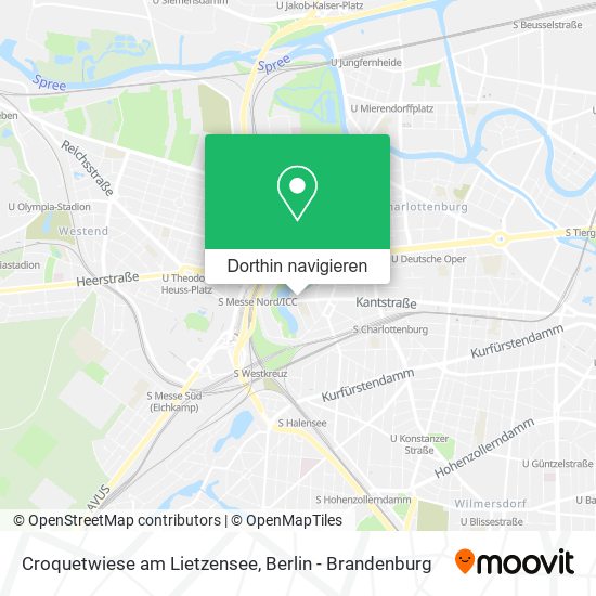 Croquetwiese am Lietzensee Karte
