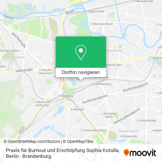 Praxis für Burnout und Erschöpfung Sophia Kotulla Karte