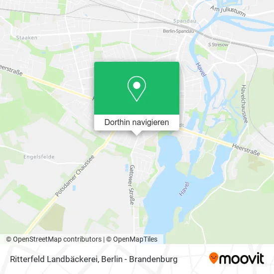 Ritterfeld Landbäckerei Karte