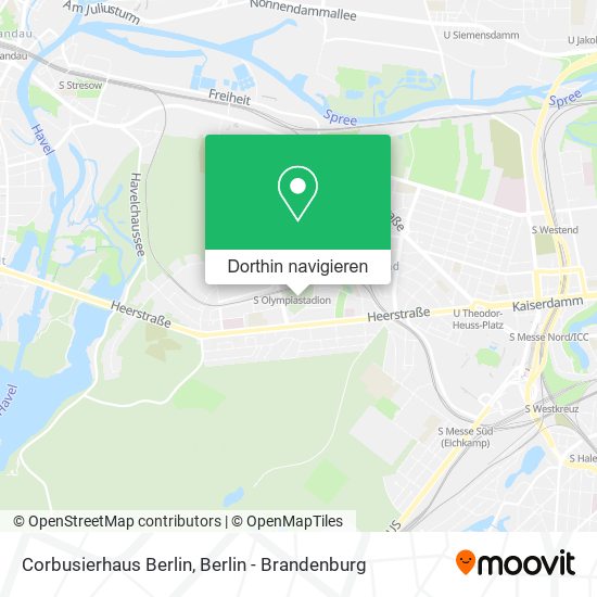 Corbusierhaus Berlin Karte