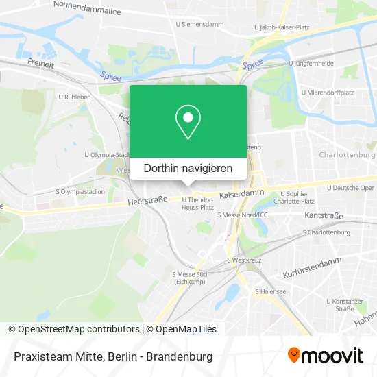 Praxisteam Mitte Karte