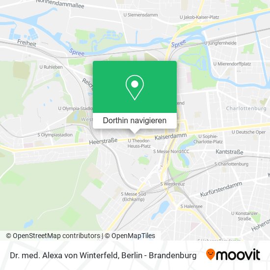 Dr. med. Alexa von Winterfeld Karte